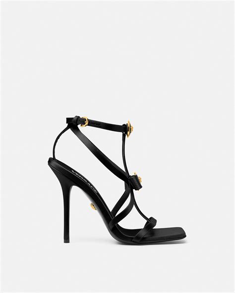 Gianni Ribbon Satin Cage Sandals 110 mm 